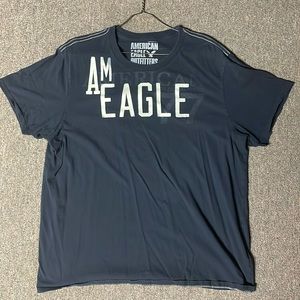 American Eagle short sleeve shirt, black, X-Large